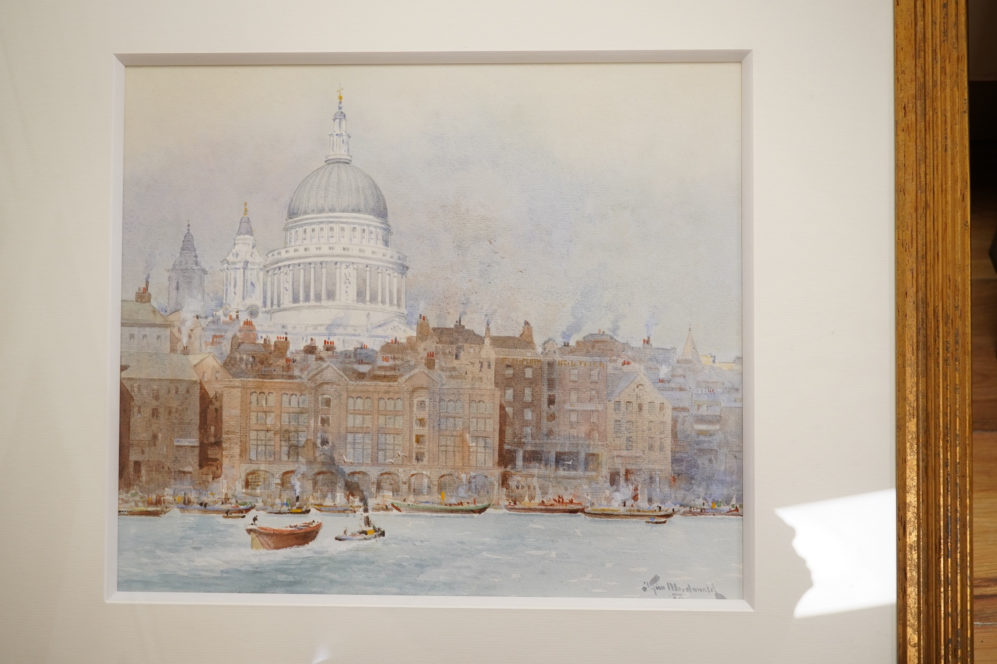 J.Tim MacDonald (Exh.1889-1919), St Peter’s and St Paul’s, signed and dated (19)27, pair of watercolours, 31 x 36.5cm